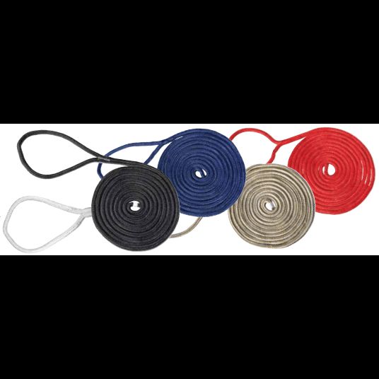 Marpac Premier Double Braided Nylon Dockline - 1/2 Inch x 30 Feet - Black
