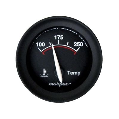 Marpac Premier Red Series Water Temperature Gauge - I/O - 2-1/16 Inches