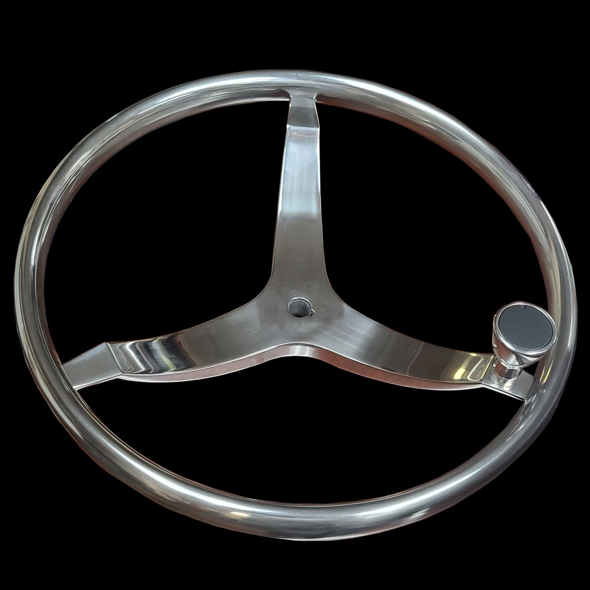 MARPAC Stainless Steel Steering Wheels with Control Knob