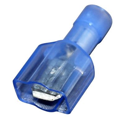 Marpac Vinyl Quick Disconnects - Fully Insulated - 16-14 AWG - Male - Blue - Package Of 4