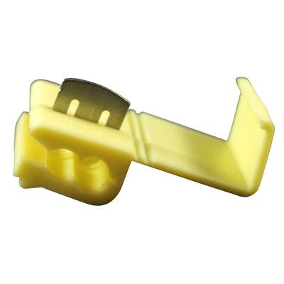 Marpac Vinyl Scotch Locks - 12-10 AWG - Yellow - Package Of 3