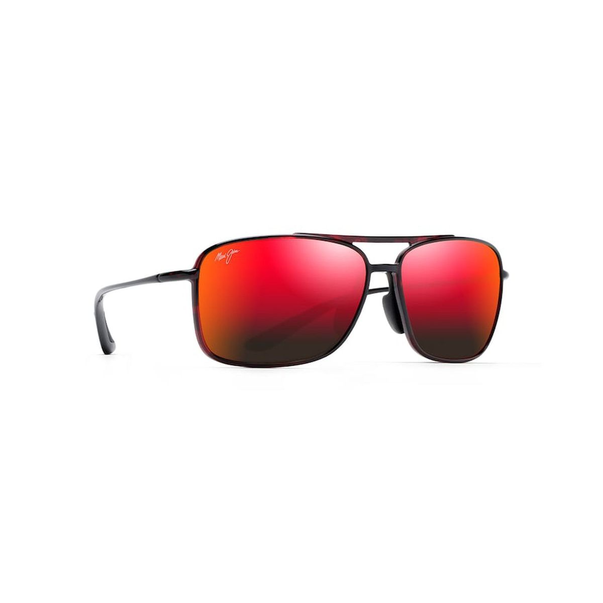 MAUI JIM Kaupo Gap Sunglasses Red and Black Tortoise | HAWAII LAVA