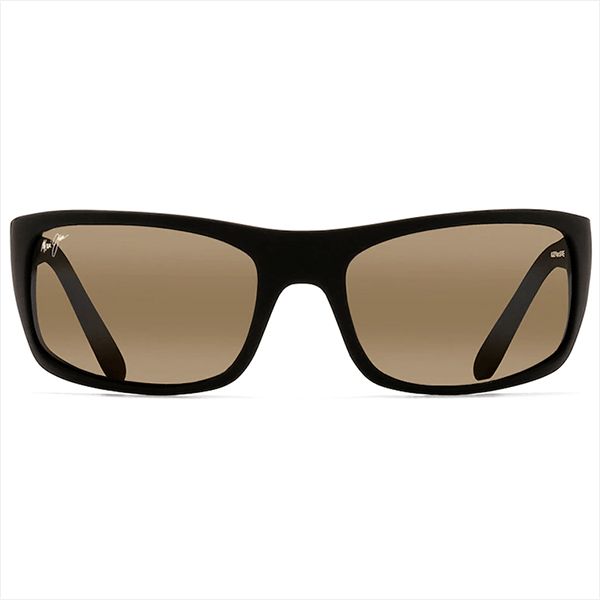 Maui Jim Peahi Black Matte Rubber - HCL Bronze Sunglasses