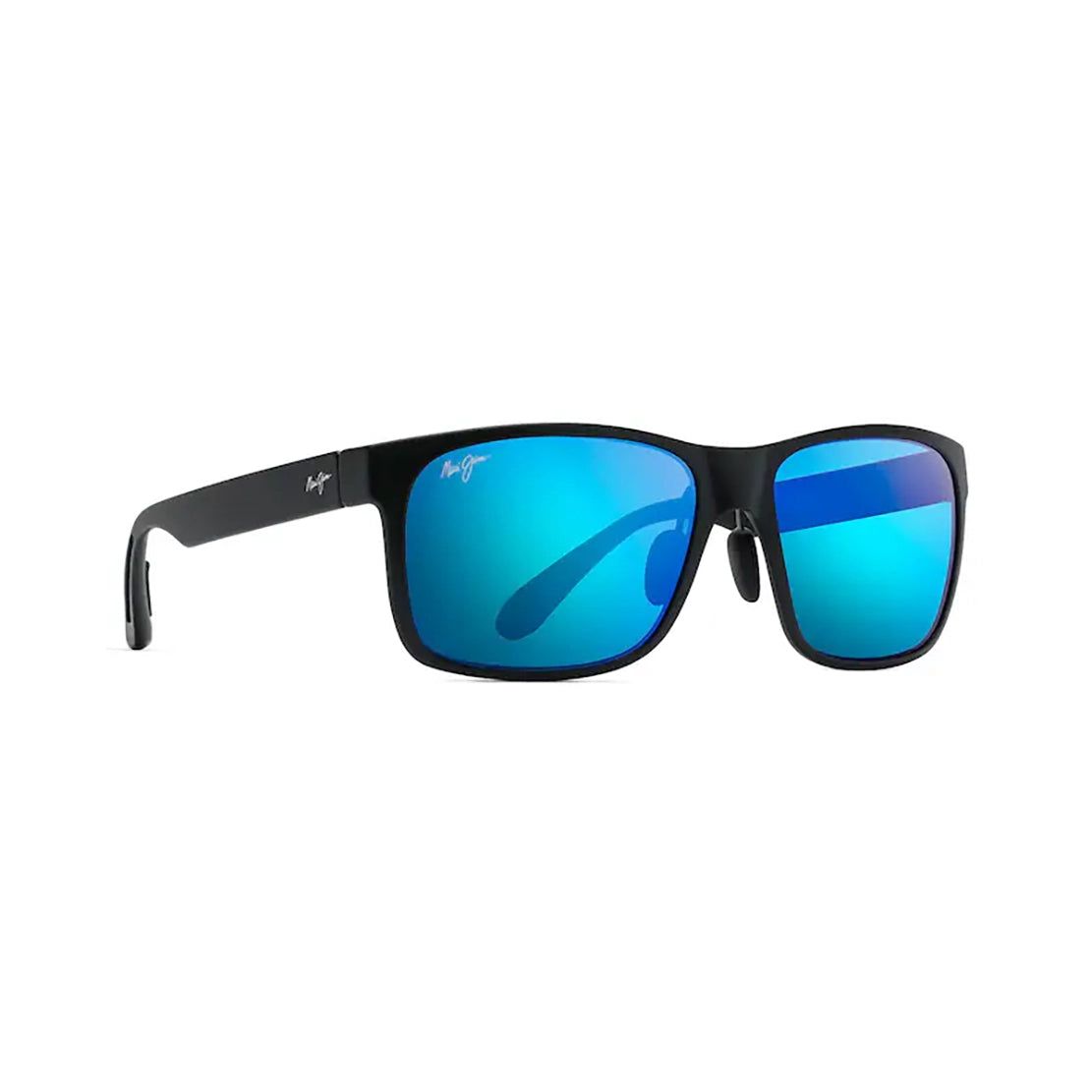 MAUI JIM Red Sands Sunglasses Matte Black | Blue Hawaii