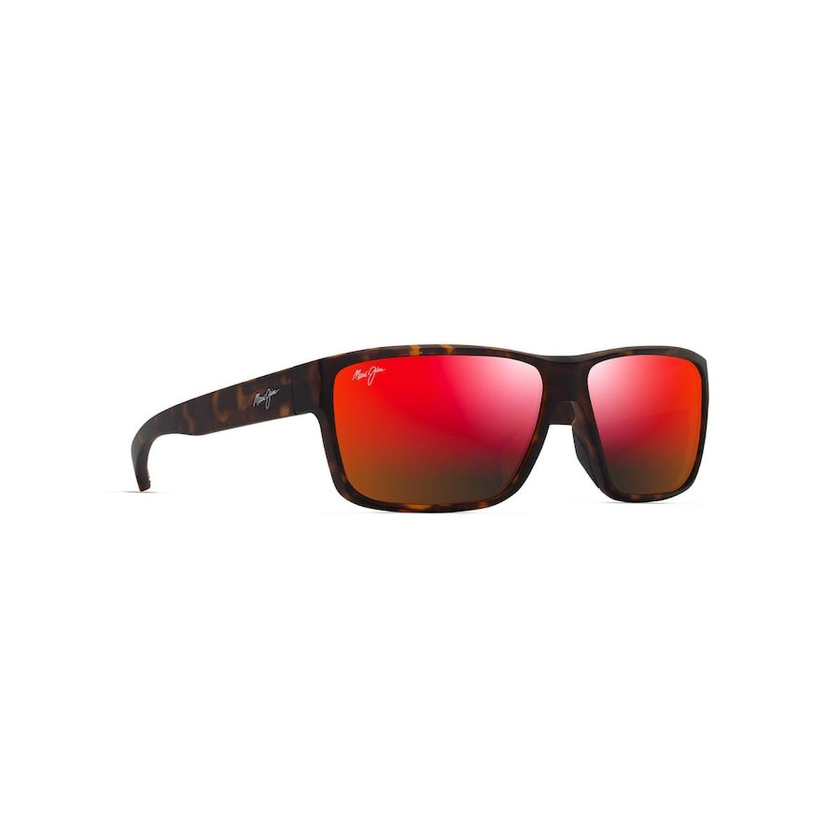 MAUI JIM Uila Sunglasses Matte Dark Havana with Orange | HAWAII LAVA
