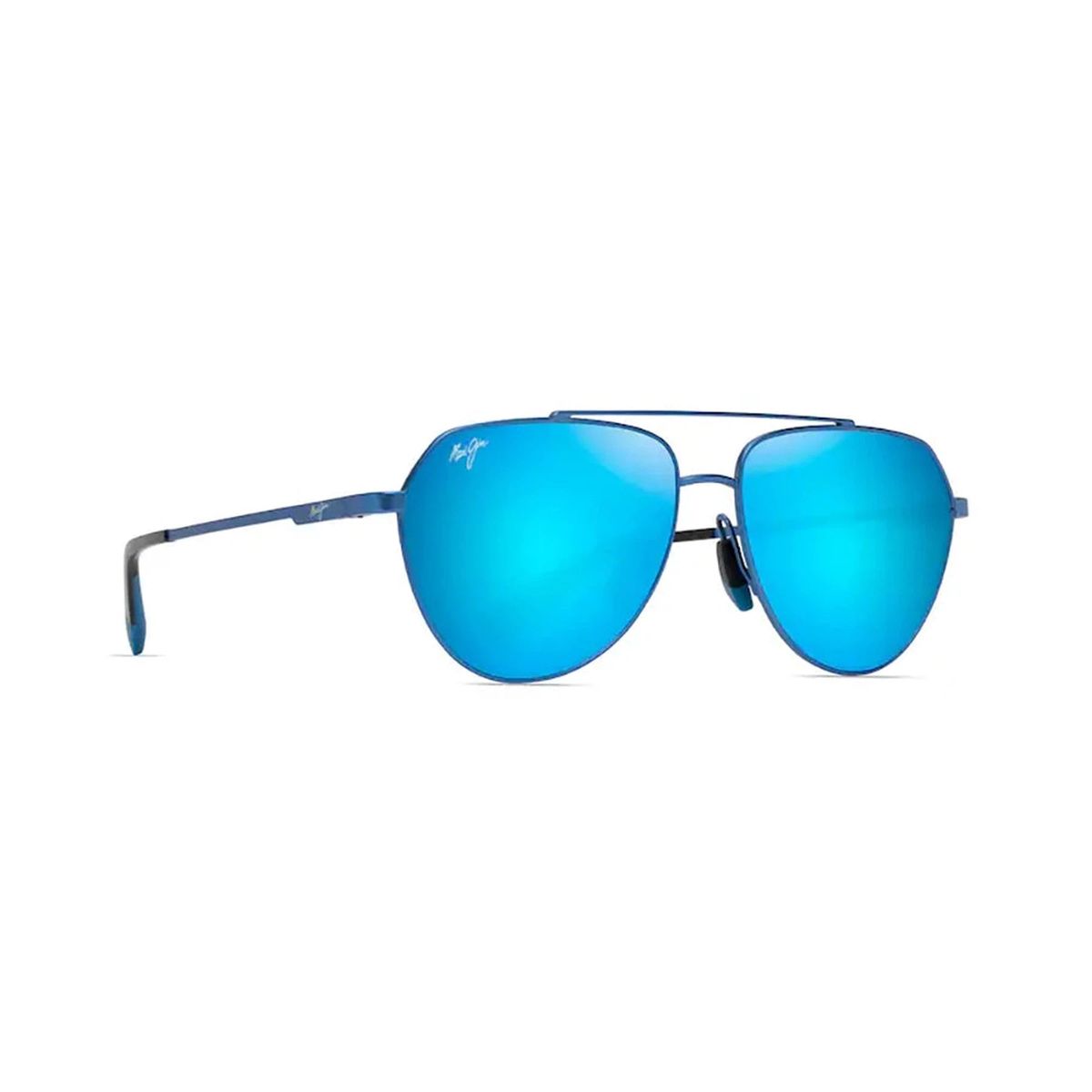 MAUI JIM Waiwai Sunglasses Matte Transparent Blue | Blue Hawaii