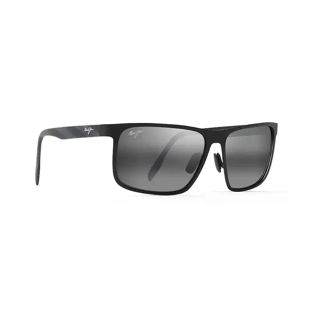 MAUI JIM Wana Sunglasses Matte Black | Neutral Grey