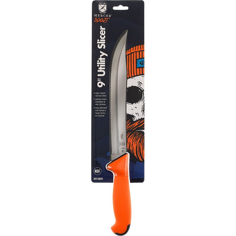 MERCER SPORT Utility Fishing Slicer with Orange Sport Handle