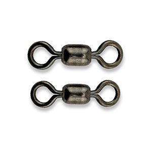 AFW FWSS12B-A Mighty Mini Stainless Steel Crane Swivels - Gunmetal Black - 100lb., Size 12 (10 Pack)