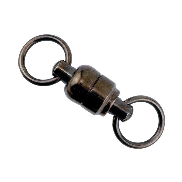 AFW FWBB06B-A Ball Bearing Swivels (Size 6) - Black - 4 Pieces