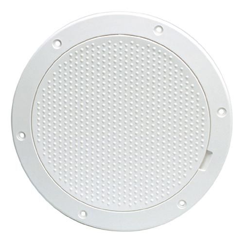 Beckson - Pry-Out Deck Plate With Standard Trim Ring, Dimple Center