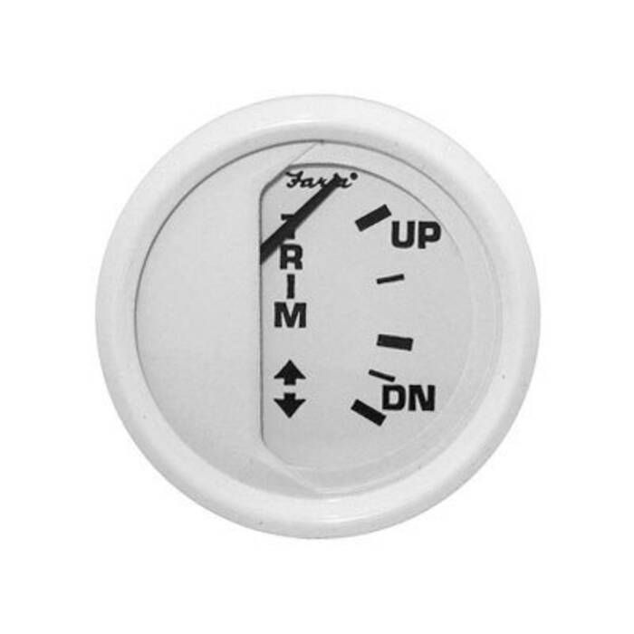 Faria Beede Instruments 13122 Trim Gauge - Dress White