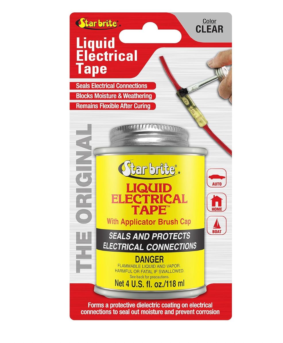 StarBrite Liquid Electric Tape 4 Ounce - Clear.