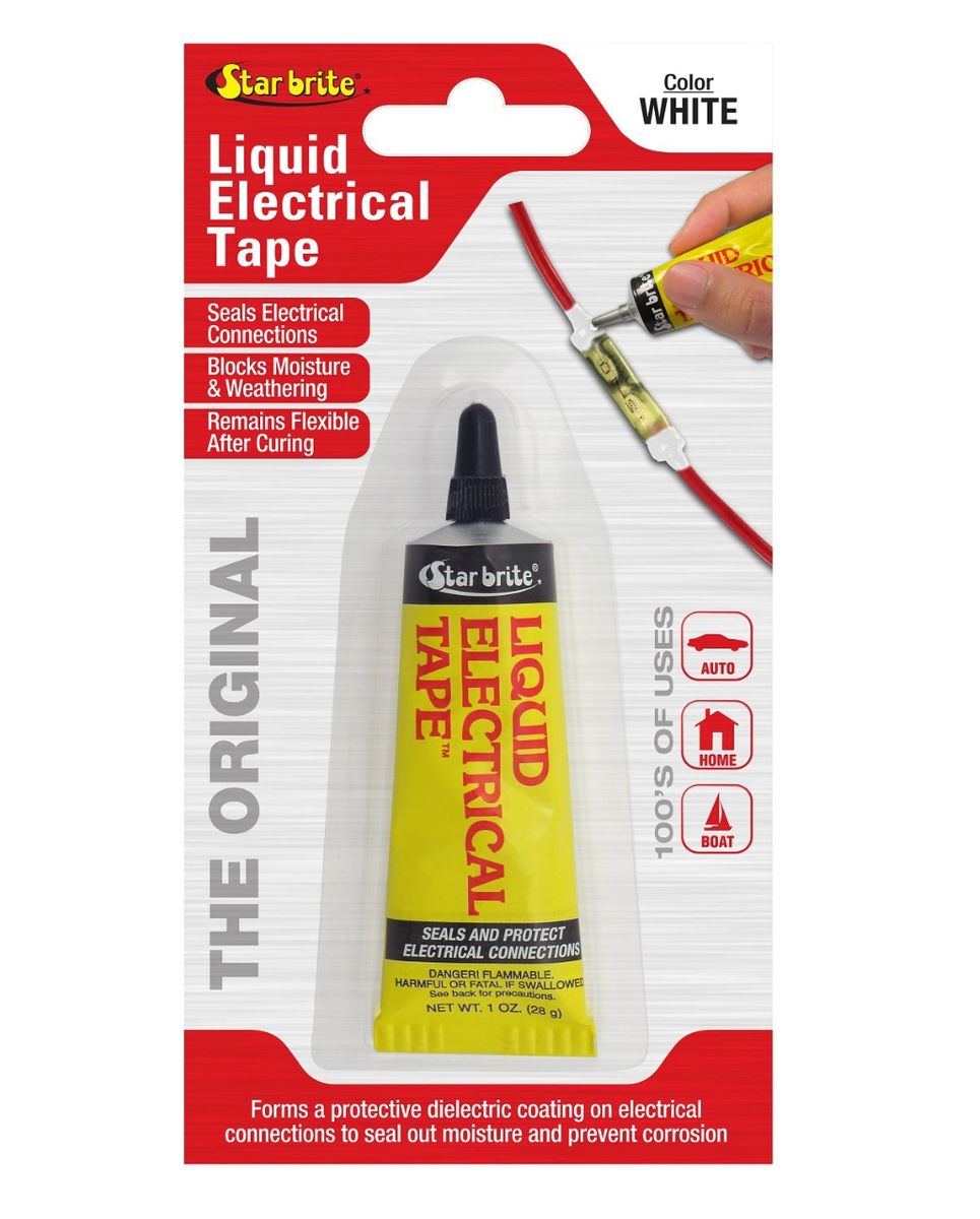 Star Brite Liquid Electric Tape 1 Ounce - Black.