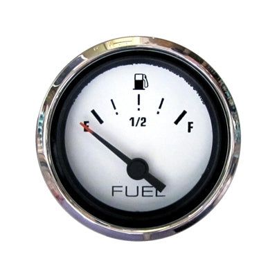 Marpac Premier Elite Domed Fuel Gauge - E - 1/2 - F - 2-1/16 Inches