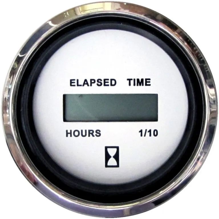 Marpac Premier Elite Domed Hourmeter - 100K Hours - 2-1/16 Inches