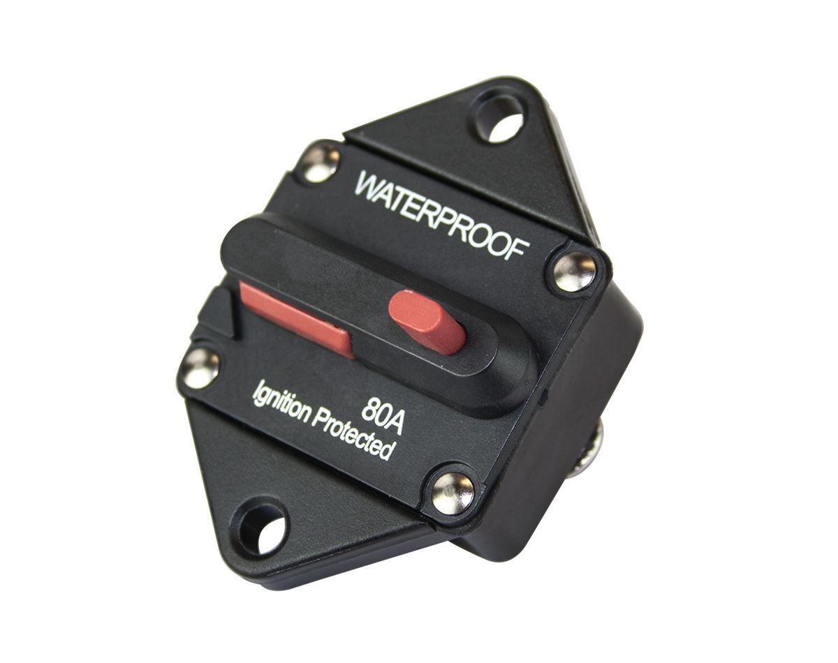 Marpac High Amp Circuit Breakers - Bussmann 285 Series - 80 Amp - Panel Mount