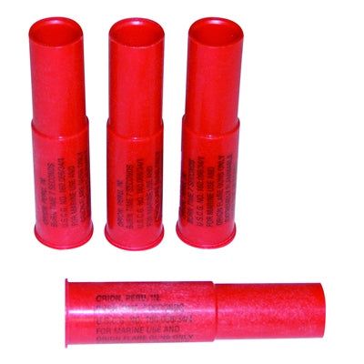 Orion 539 12 Gauge HP Aerial Flares, Red (4 Pack)