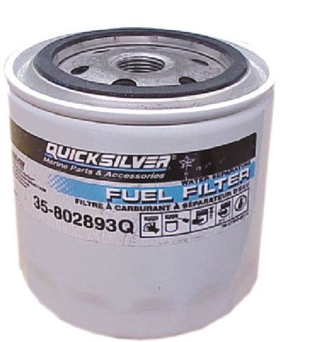 Quicksilver/Mercury Water Separating Fuel Filter, OMC Spin On