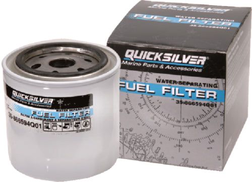 Quicksilver/Mercury Water Separating Fuel Filter, OMC Spin On