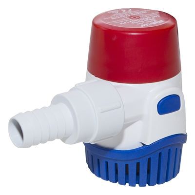 Rule Industries 24DA Submersible, Non-Automatic Marine Bilge Pump (360GPH, 12V)
