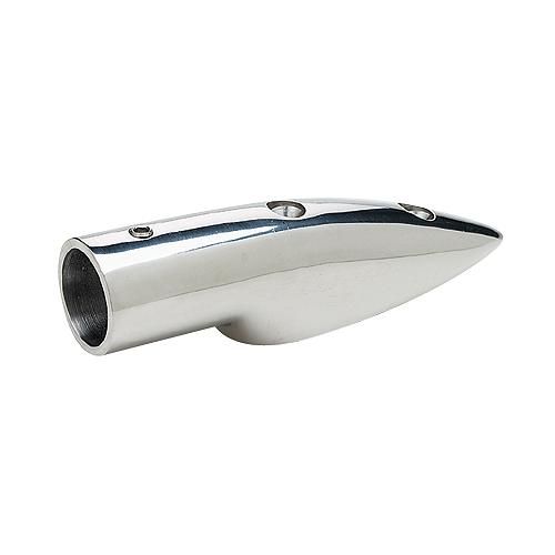Seachoice-5.5 Degree Stainless Steel Rail End Fitting For 7/8" OD Tubing