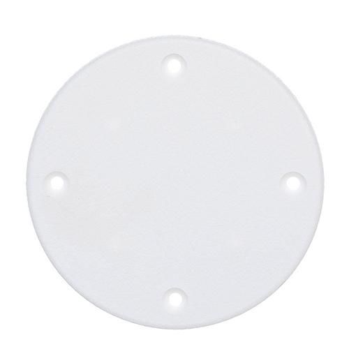 Seachoice Polypropylene Cover Plate Arctic White OD: 4-1/8"