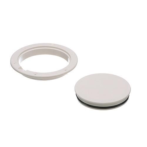 SeaChoice Polypropylene Pry-Up Deck Plate 8" Inch - White.