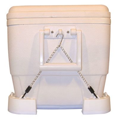 TH Marine CMK-1-DP Complete Cooler Mounting Kit (includes 4 Corner Brackets and 2 Bungee Straps)