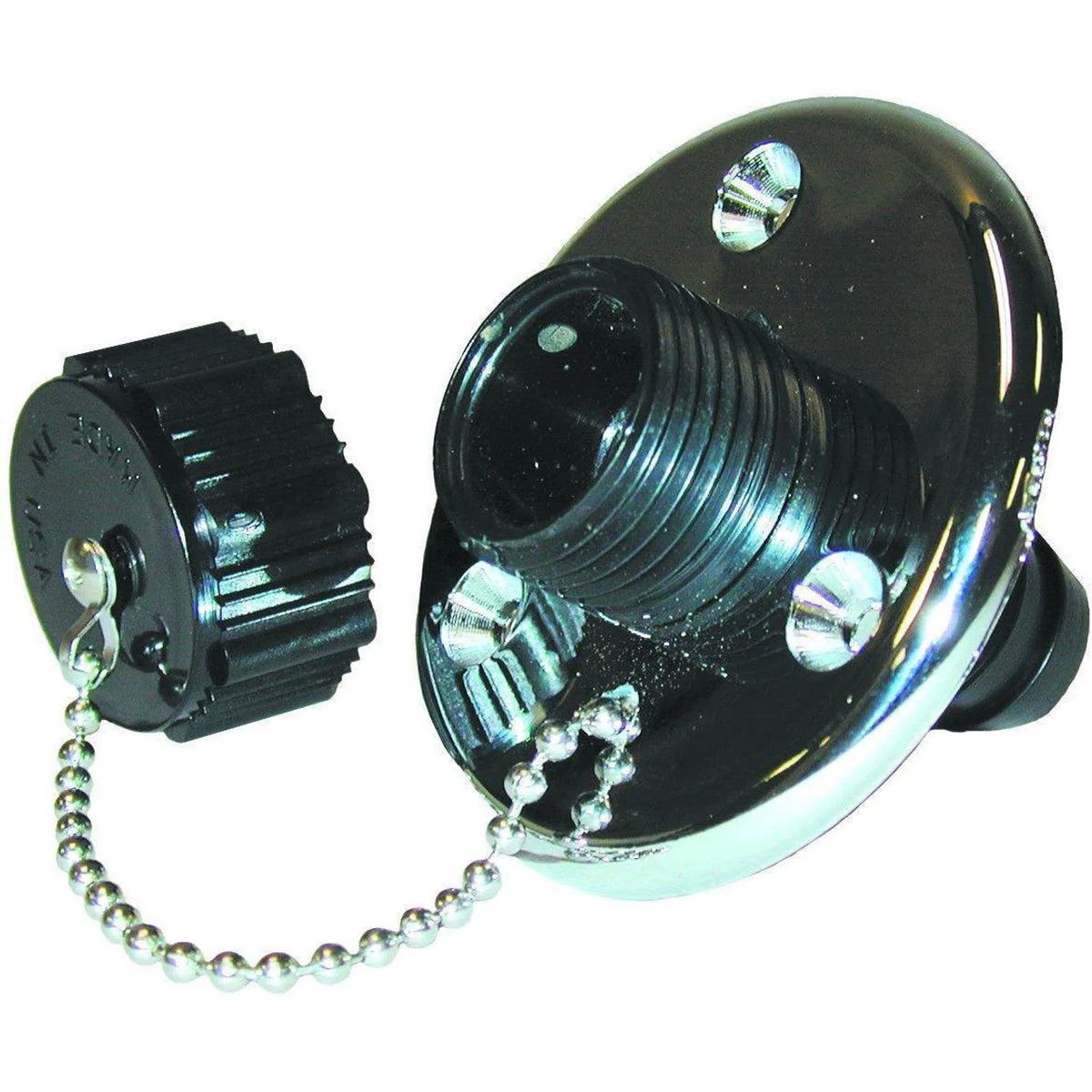TH Marine WD-1CP-DP Washdown Fittings - Straight without Shut-off Valve - Chrome