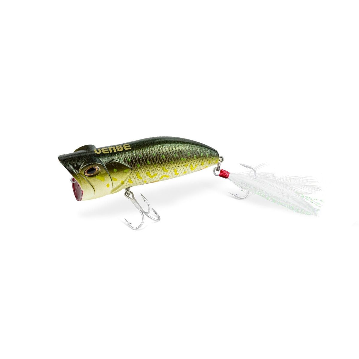 Vense HQD90-H012 Juggernaut 90 3.5" Popper Lure - 3 1/8 oz. - Real Shad