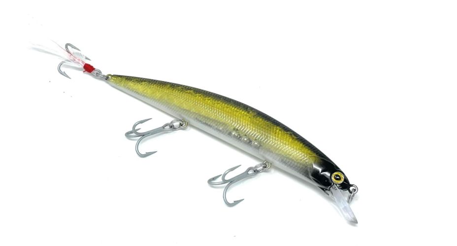 Vense 3523-C108 Curve Pro 130 5" Minnow Lure - 0.80 oz. - Black Back
