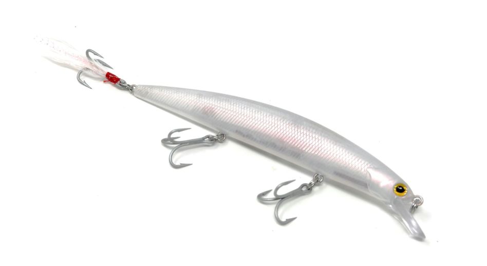 Vense 3523-C128 Curve Pro 130 5" Minnow Lure - 0.80 oz. - Ghost