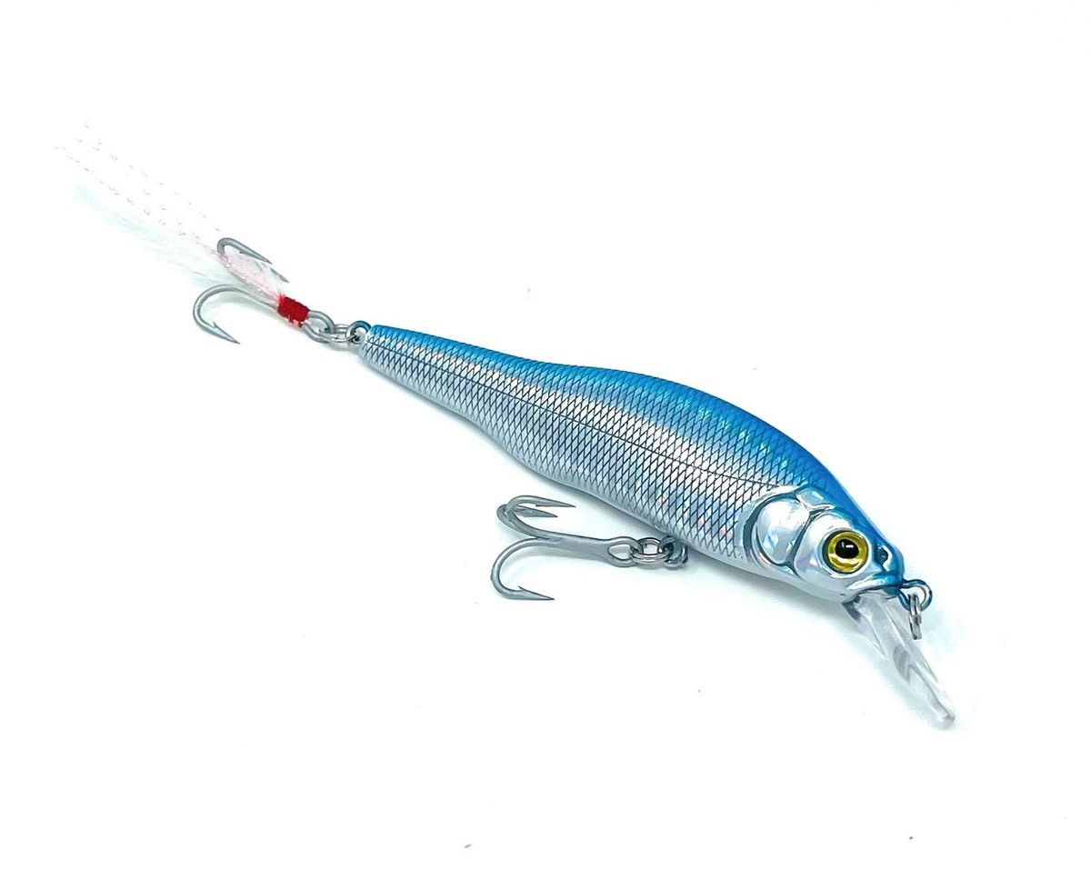 Vense 5328-F03 Percha 80 3.15" Minnow Lure - 0.39oz. - Blue Arenque