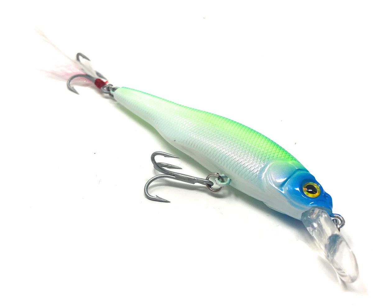 Vense 5328-L19 Percha 80 3.15" Minnow Lure - 0.39oz. - Blue Back