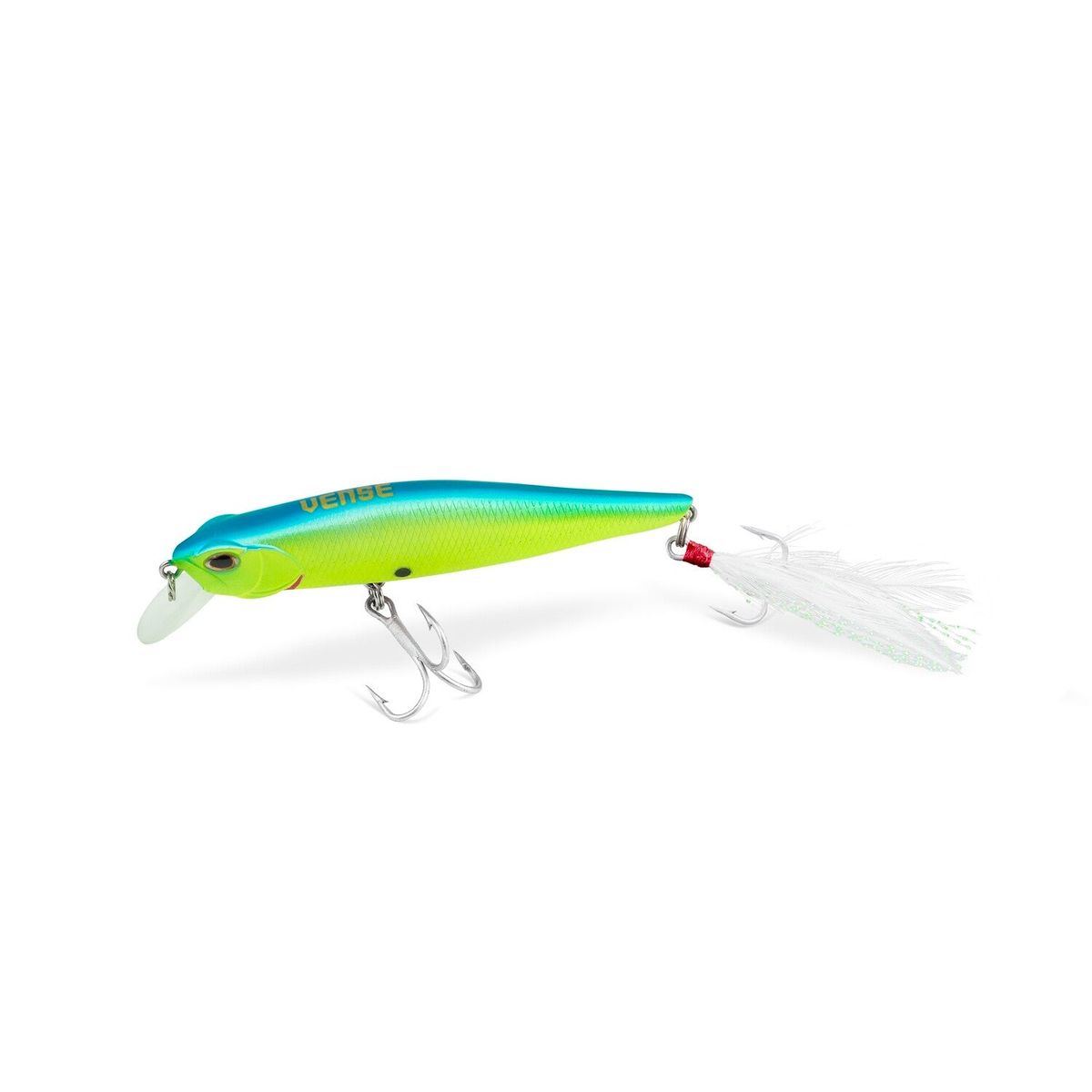 Vense 80SP-H002 Percha Pro 80 3.1" Minnow Lure - 0.36 oz. - Blueback Chartreuse