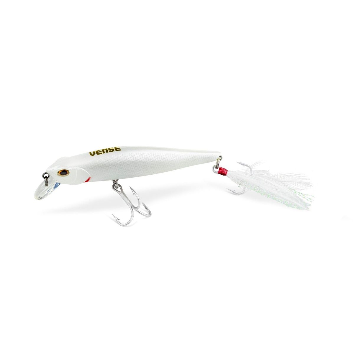Vense 80SP-H005 Percha Pro 80 3.1" Minnow Lure - 0.36 oz. - Pearl White