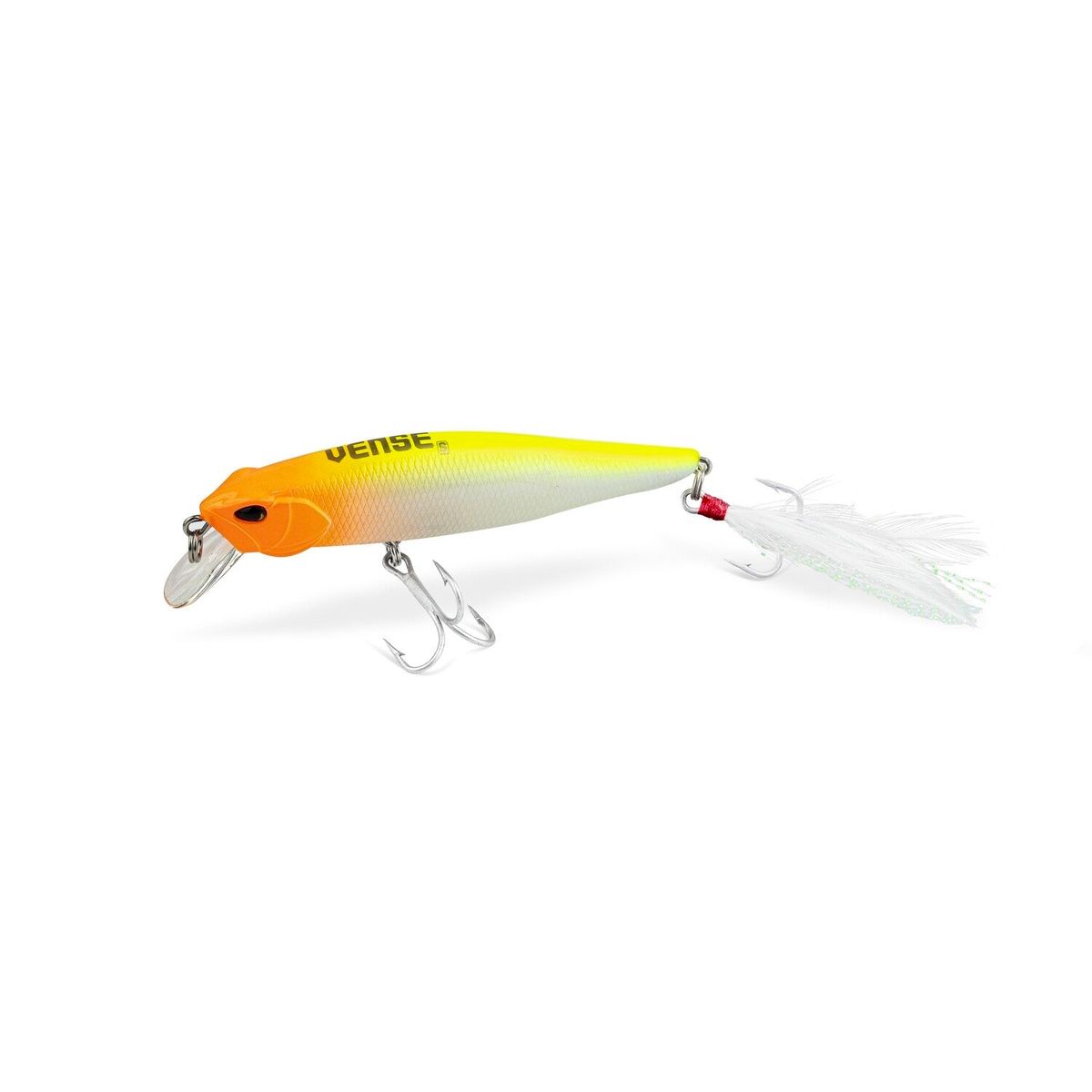 Vense 80SP-H027 Percha Pro 80 3.1" Minnow Lure - 0.36 oz. - Chartreuse Orange Head