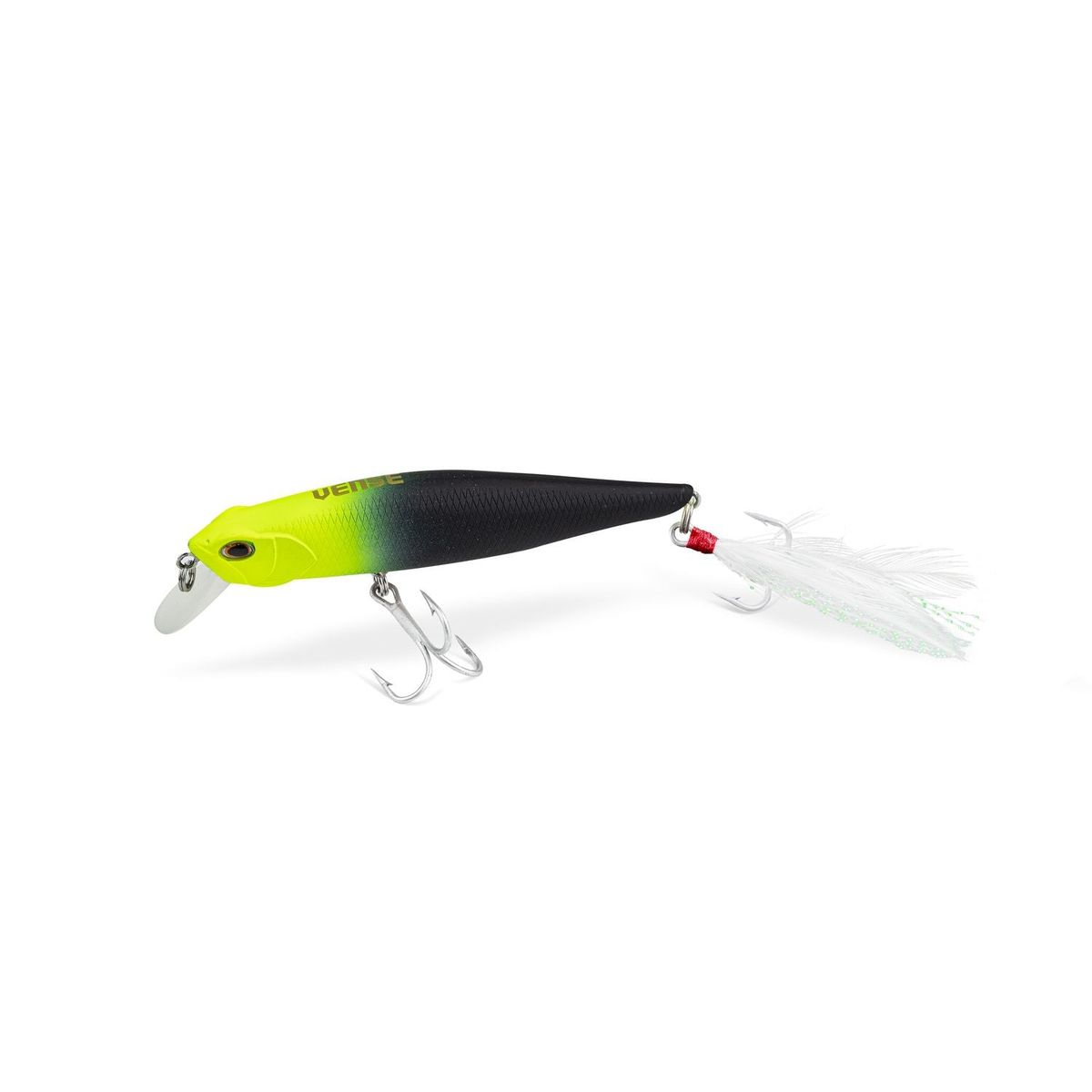 Vense 80SP-H043 Percha Pro 80 3.1" Minnow Lure - 0.36 oz. - Matte Lightning Black