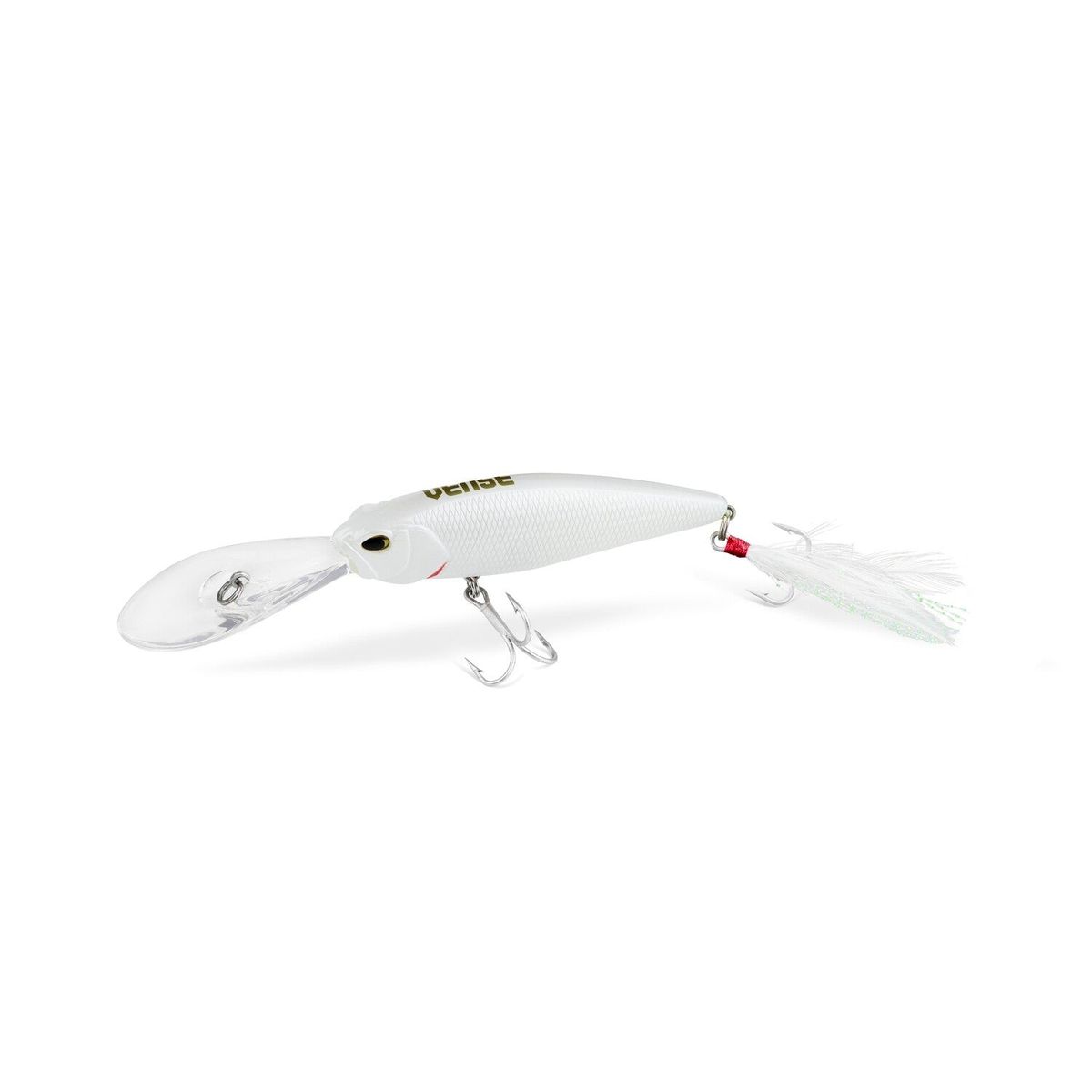 Vense 100FDR-H005 Percha Pro Diver 100 4" Minnow Lure - 0.78oz. - Pearl White