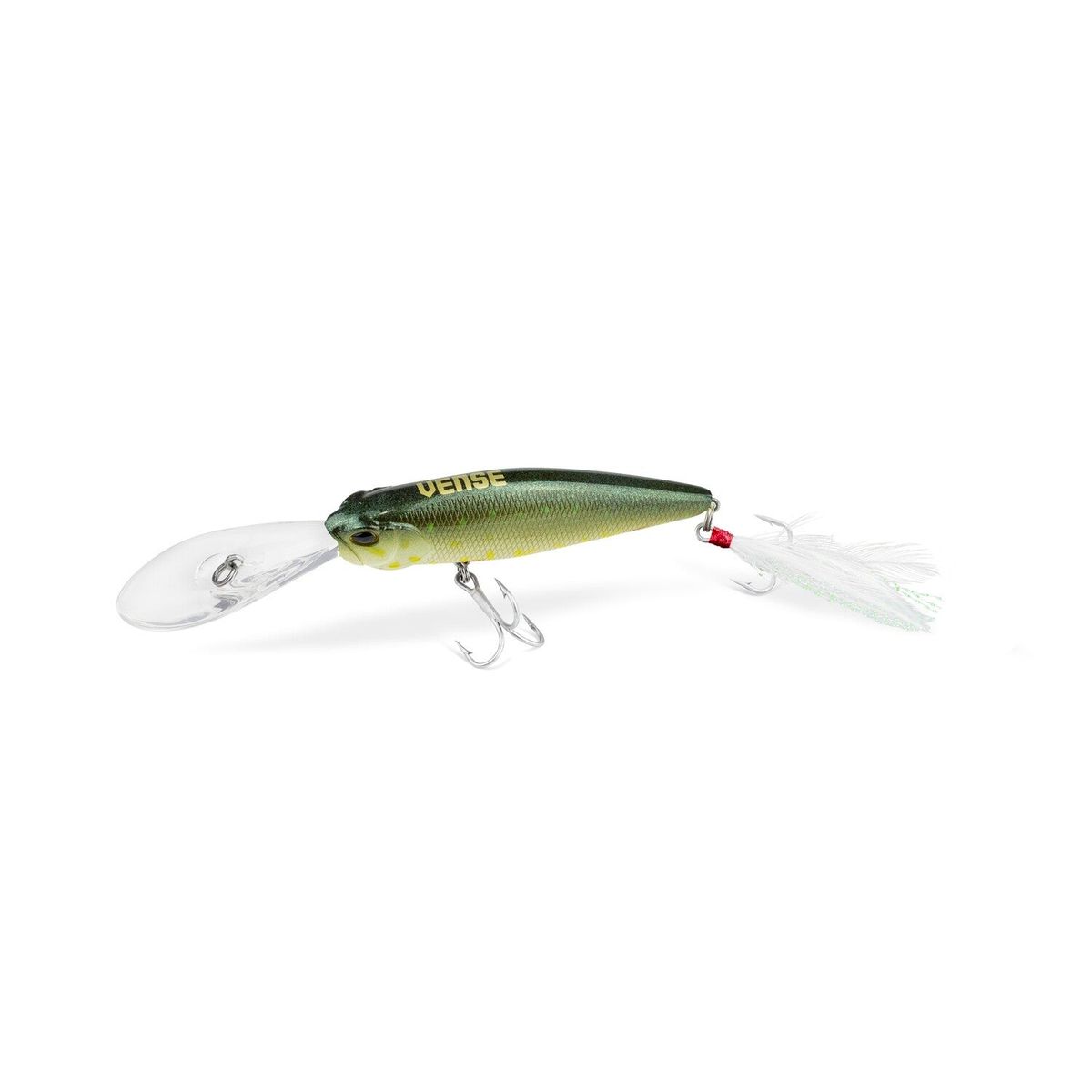 Vense 100FDR-H012 Percha Pro Diver 100 4" Minnow Lure - 0.78oz. - Real Shad