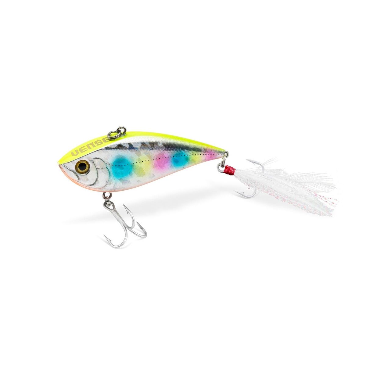 Vense 70STG-H003 Raptor Tungsten 70TG 2.7" Rattling Lure - 0.60 oz. - Chartreuse Rainbow