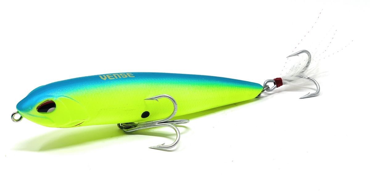 Vense WPM150-H002 Tumbao 150 7" Surface Lure - 1.68oz. - Matte Chartreuse