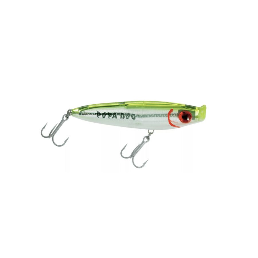 MIRROLURE POPA DOG SURFACE WALKER LURE CHARTREUSE