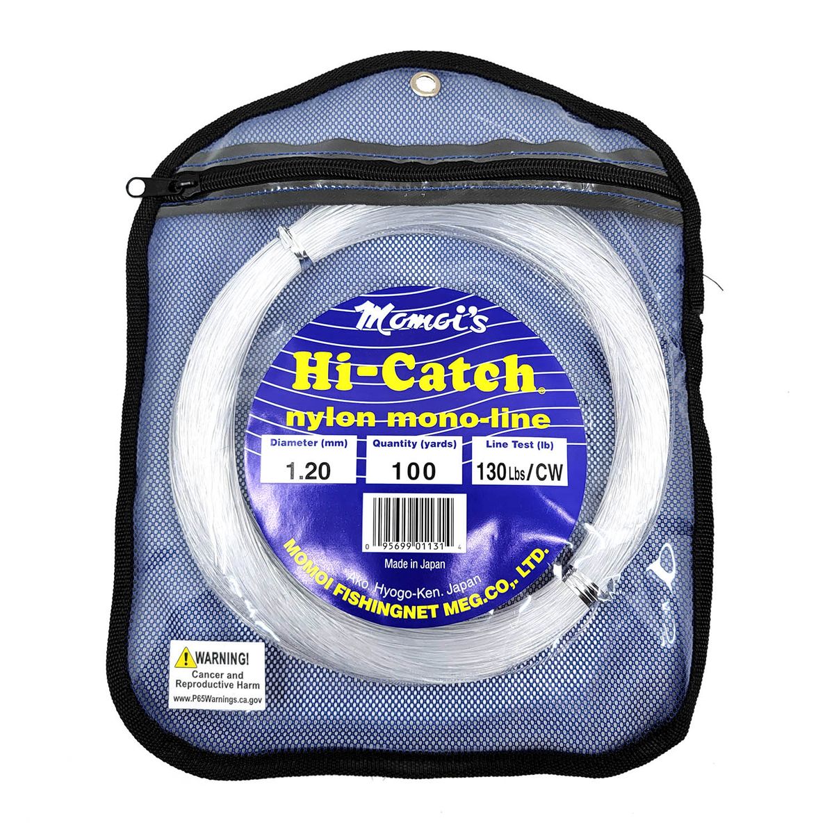 Momoi 95699-01300 Hi-Catch Leader Coil (300lb., 100yds.) - Clear