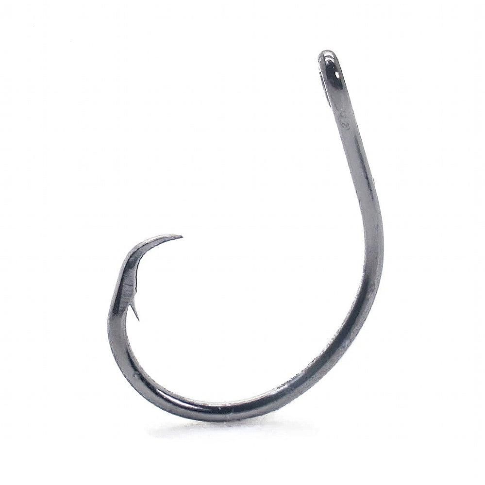 Mustad 39944-BN-1-10 Inline Circle Hooks - Black Nickel (10 Pack), Size 1