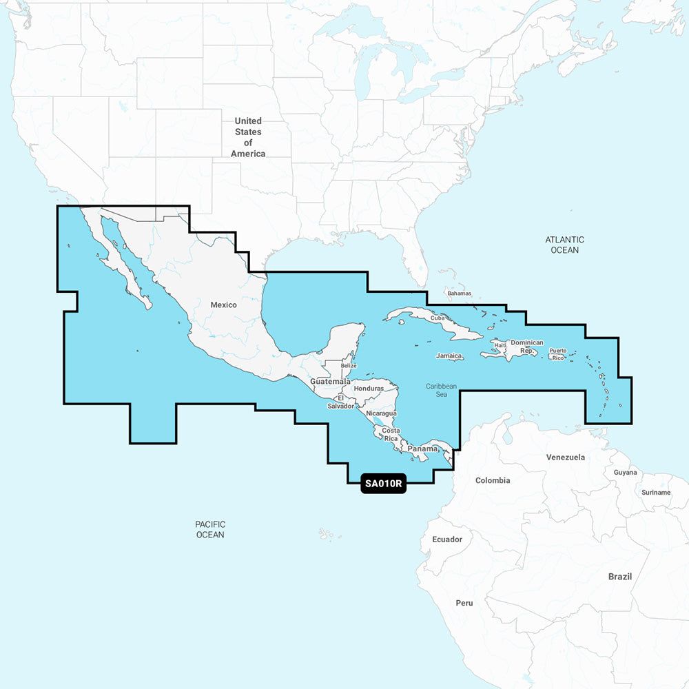 Navionics+ NASA010R - Central America, Caribbean