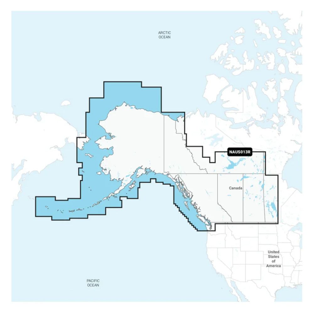 Navionics+ NAUS013R - Canada, West, Alaska