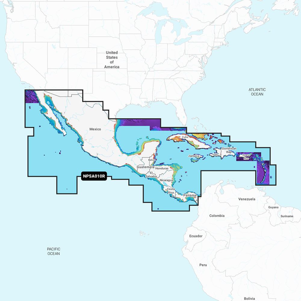 Navionics Platinum+ NPSA010R - Central America, Caribbean