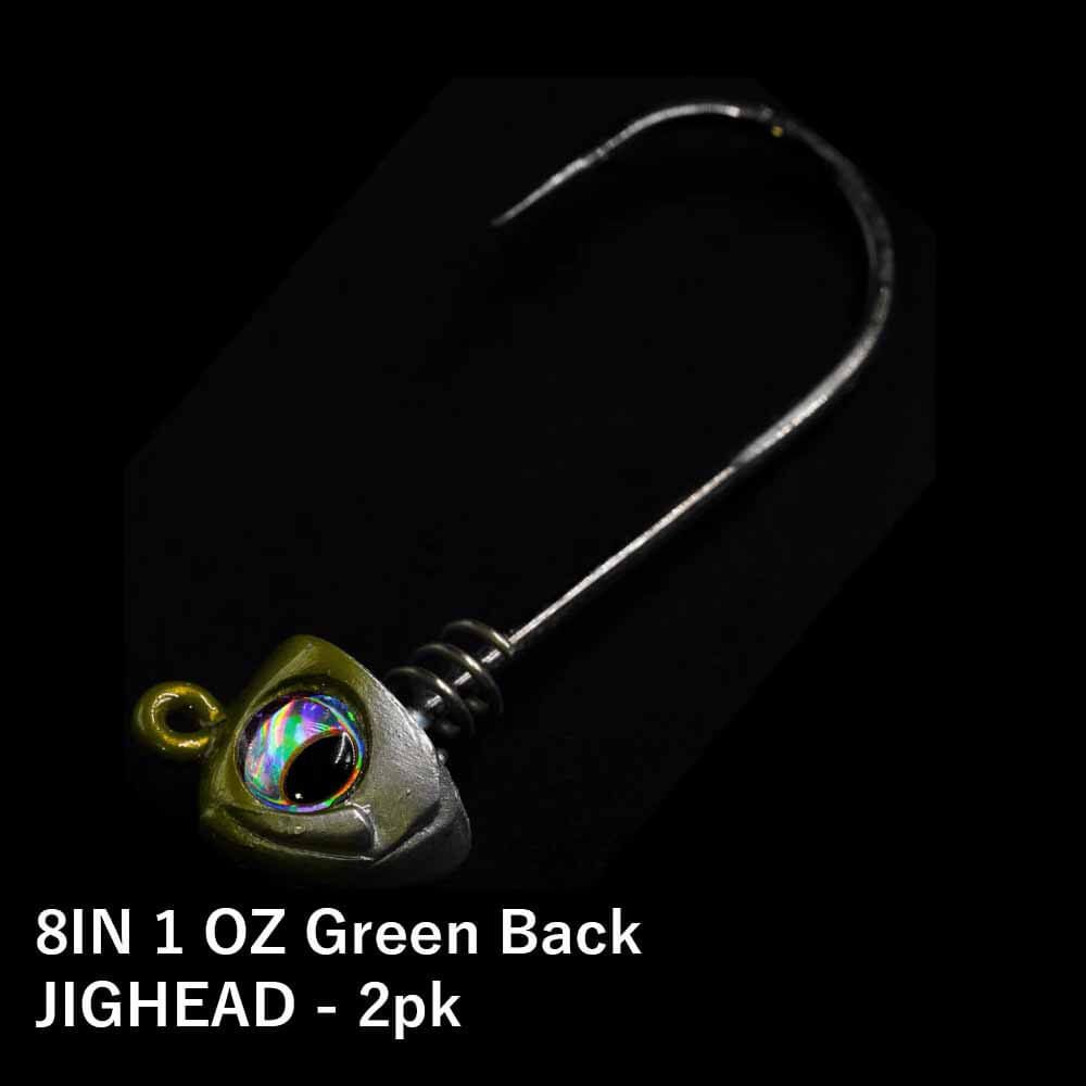 No Live Bait Needed (NLBN) 8" Jig Heads